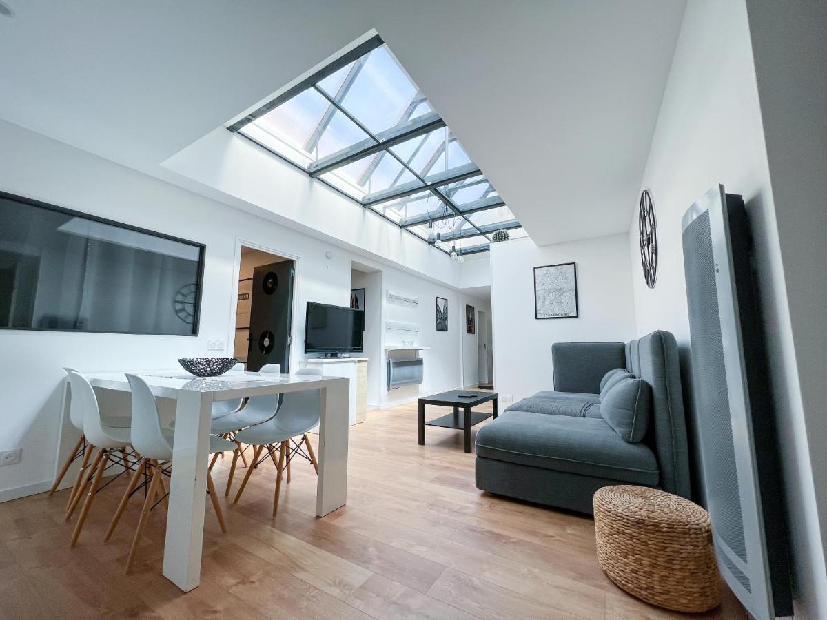Loft Apaisant Dans Quartier Calme Lejlighed Strasbourg Eksteriør billede